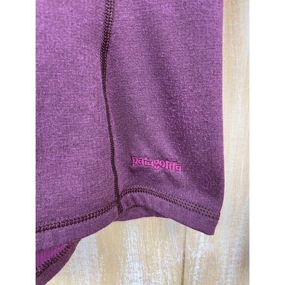 Patagonia Performance Baselayer Capilene Zip Pullover Hoodie Women’s S Purple - Picture 3 of 10